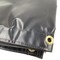 Us Tarp 84in. Wide X 18' Long Black Vinyl Tarp With Spline 84-18-BV - alternate 3